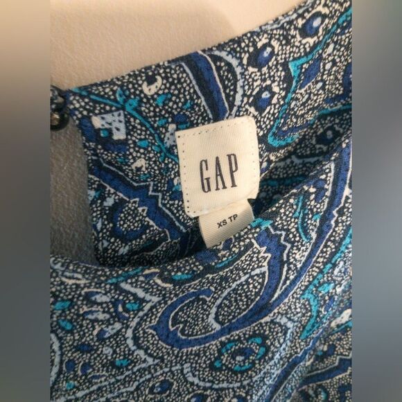 GAP paisley blue dress - Picture 3 of 5